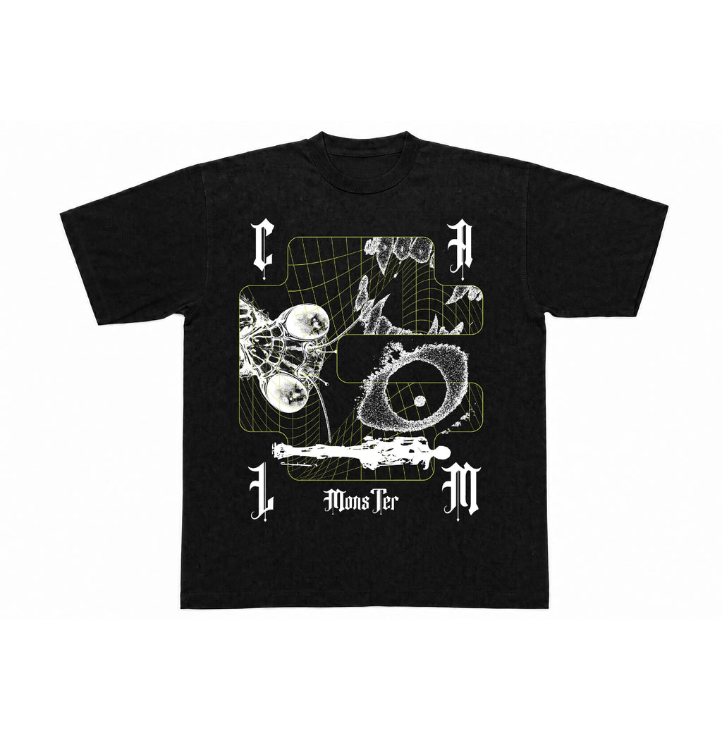 3D Embroidered Monster Tee view 2