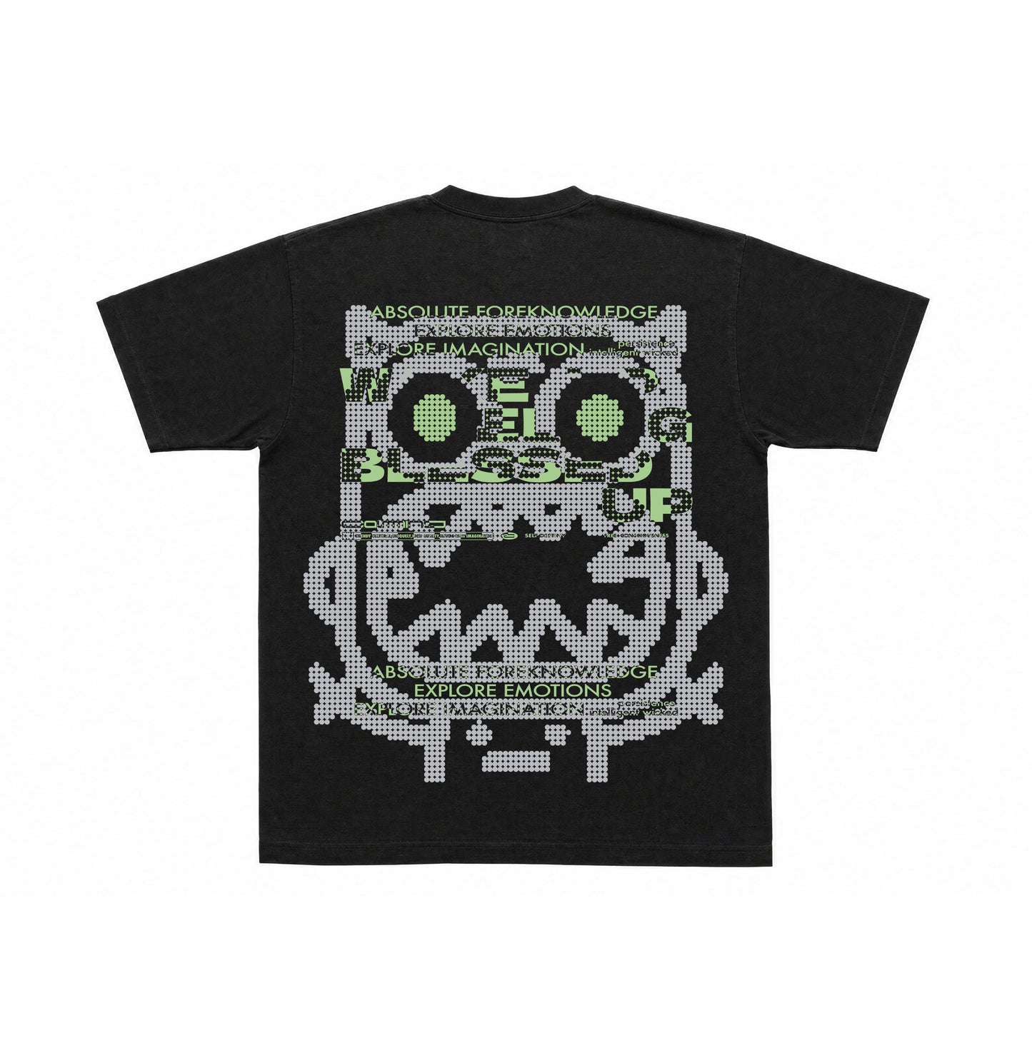 Woven Sleeve Monster Tee front view