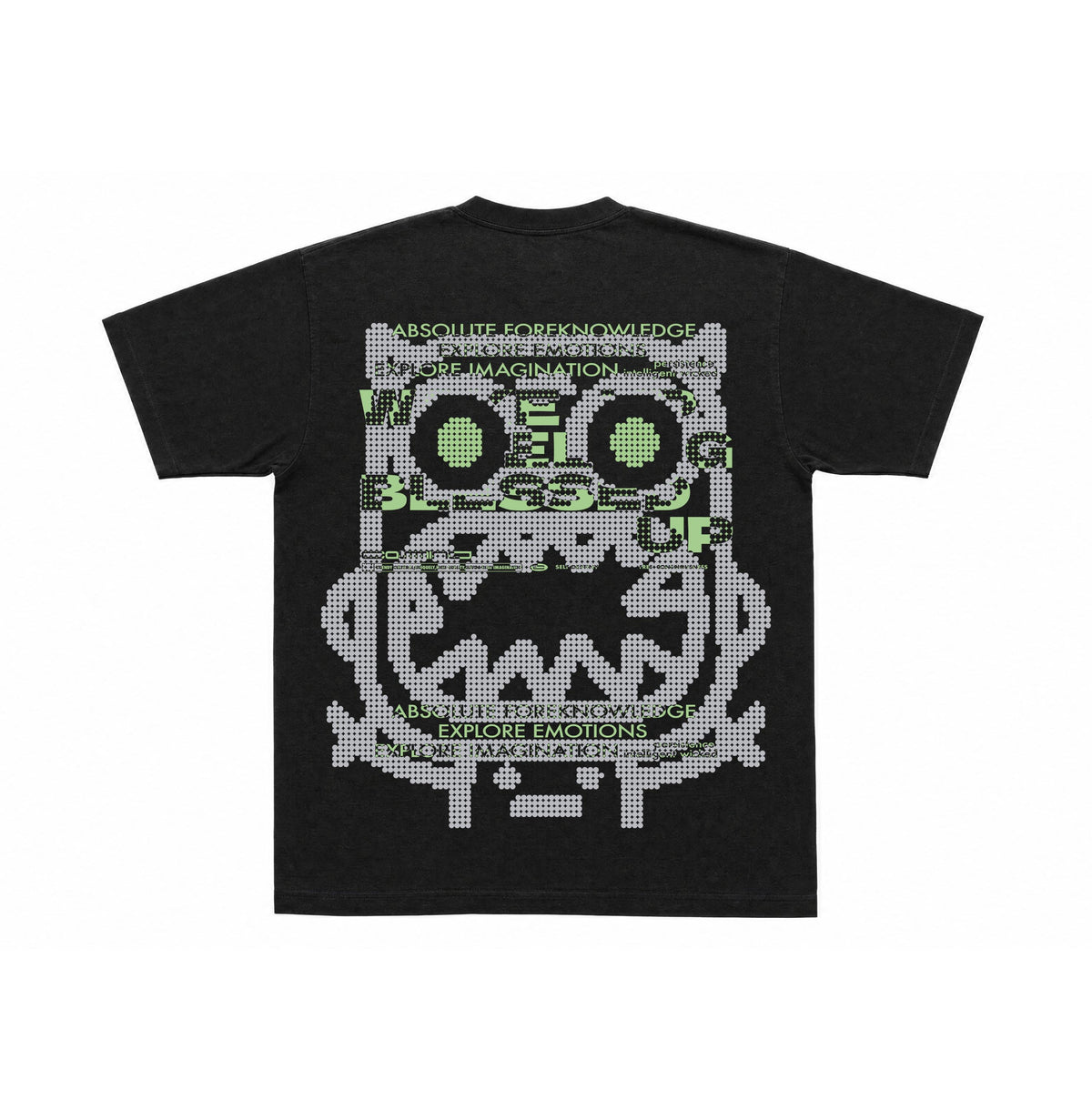 Woven Sleeve Monster Tee front view