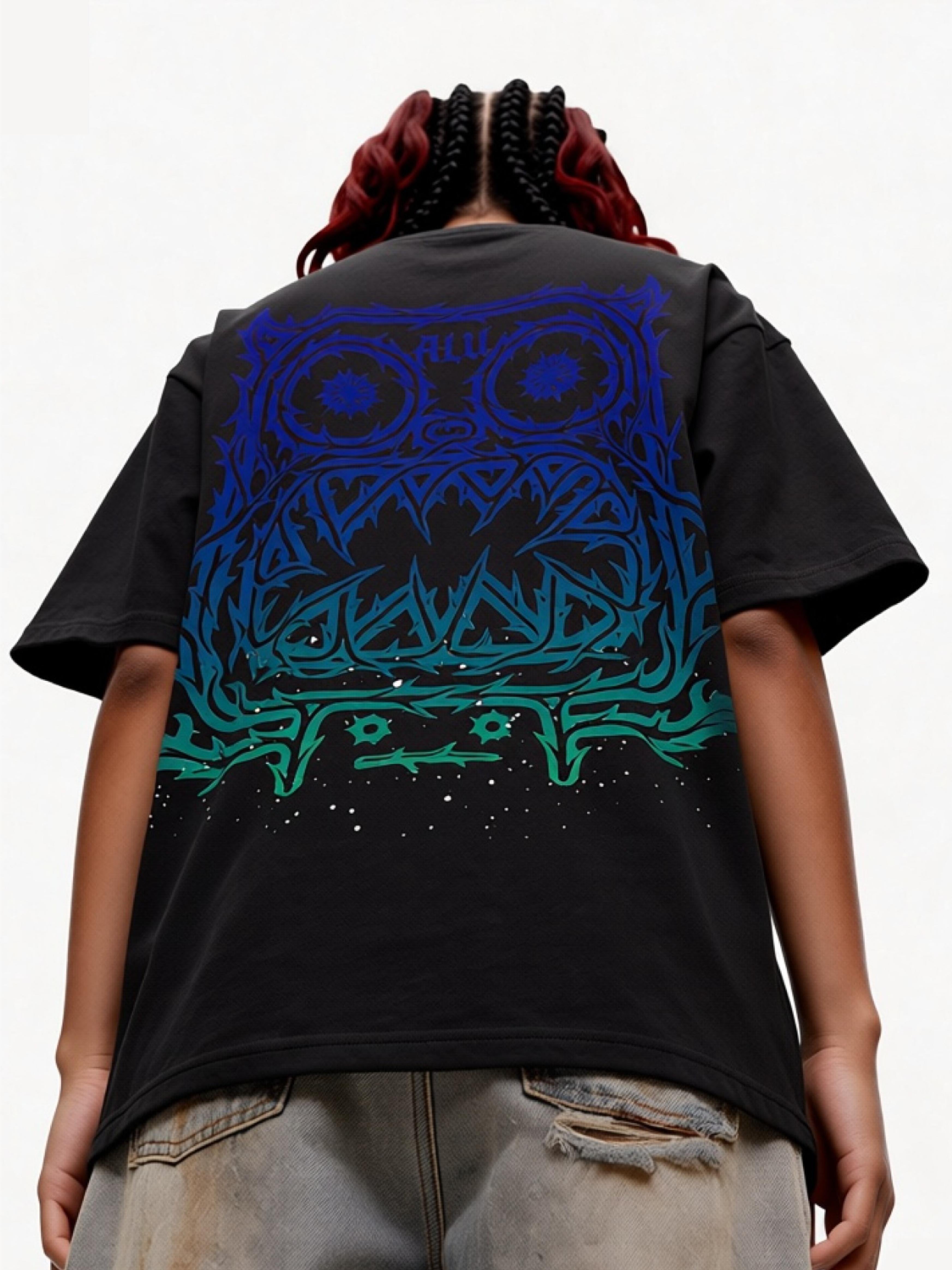 SHARP Gradient Thorn Tee view 3