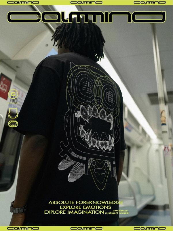 3D Embroidered Monster Tee view 5
