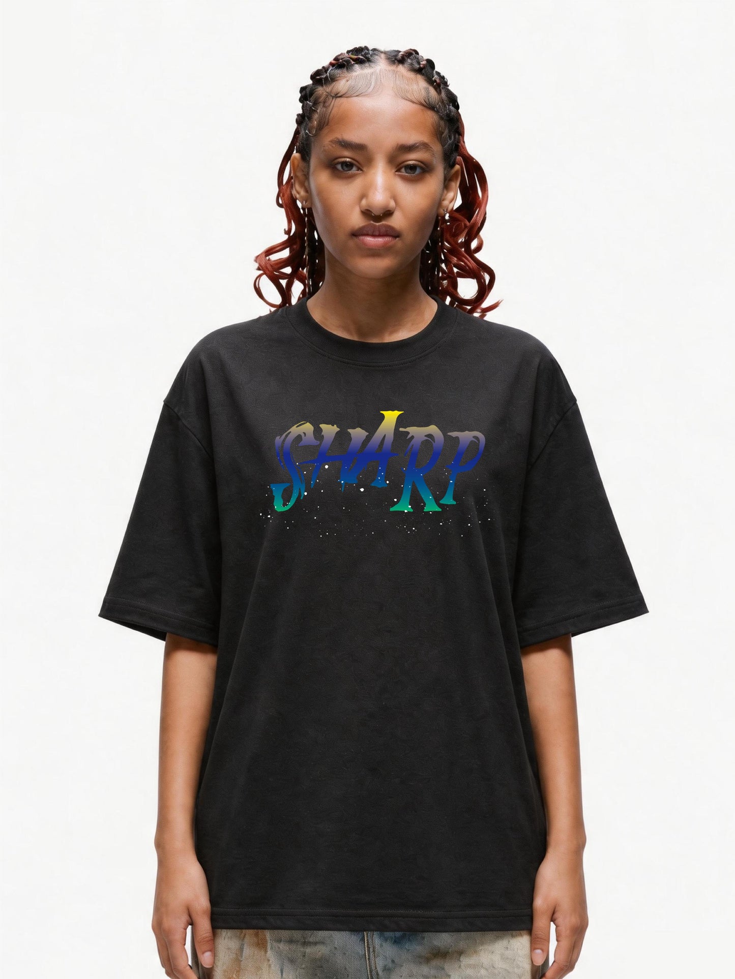 SHARP Gradient Thorn Tee view 8
