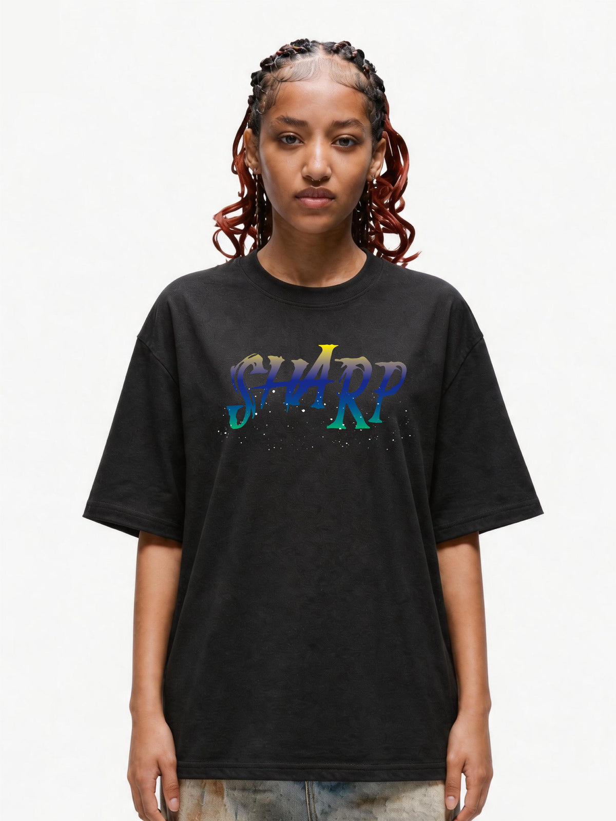 SHARP Gradient Thorn Tee view 8