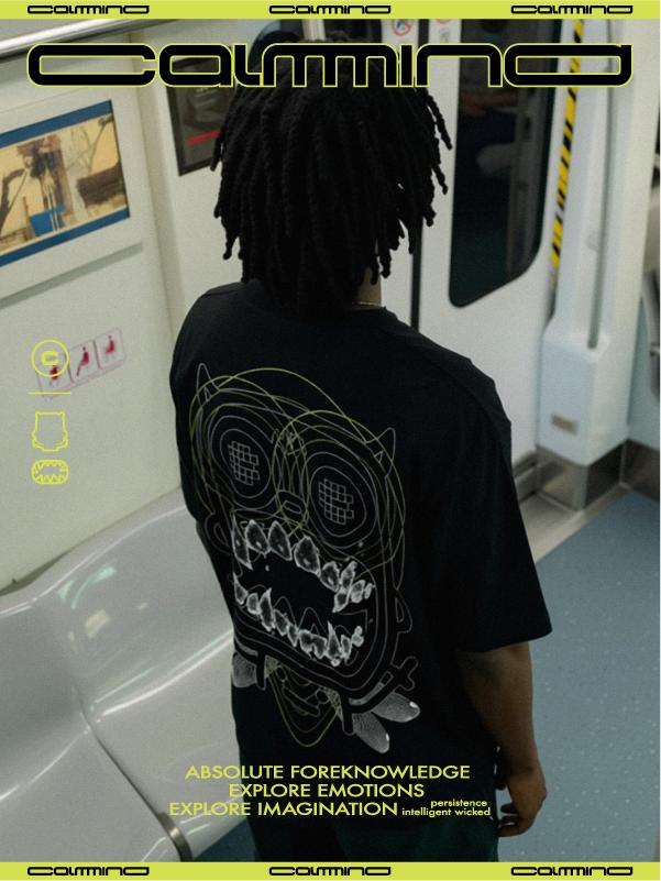 3D Embroidered Monster Tee view 4