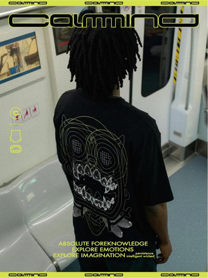3D Embroidered Monster Tee view 4